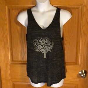 Yoga racer back tank top